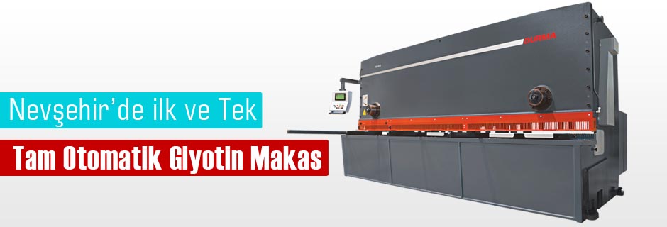 Nevsehir'de ilk Giyotin Makas